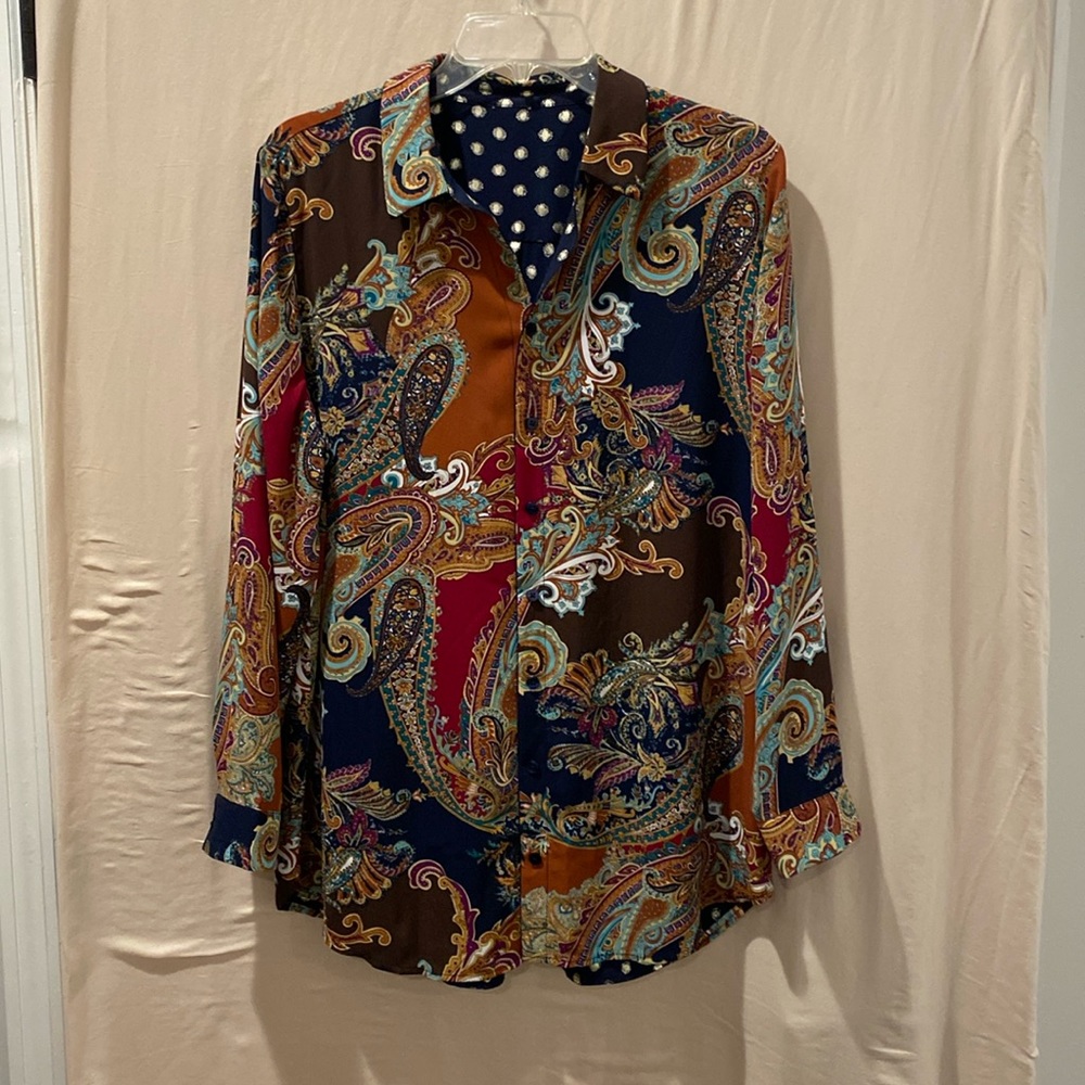 Chico’s reversible blouse